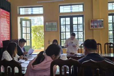 HỘI NGHỊ KIỂM ĐIỂM, ĐÁNH GIÁ, XẾP LOẠI CHẤT LƯỢNG CHI BỘ VÀ ĐẢNG VIÊN NĂM 2025 – CHI BỘ TRƯỜNG TIỂU HỌC MINH THUẬN