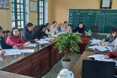 SINH HOẠT CHUYÊN MÔN CỤM CHUYÊN MÔN SỐ 2 – CẤP TIỂU HỌC